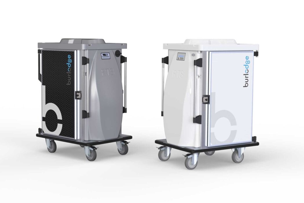 image of Burlodge meal carts for meal delivery.