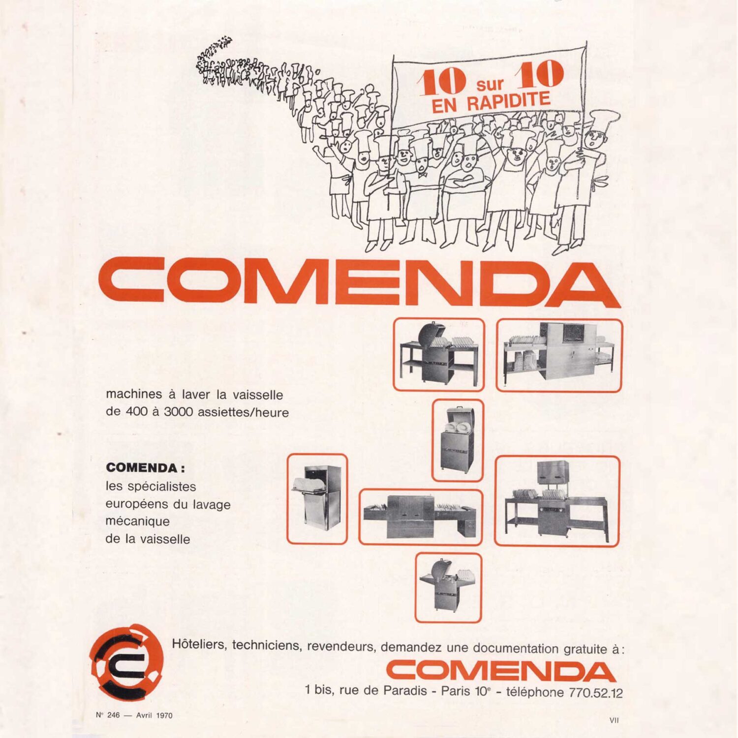 image of Comenda Paris ad.