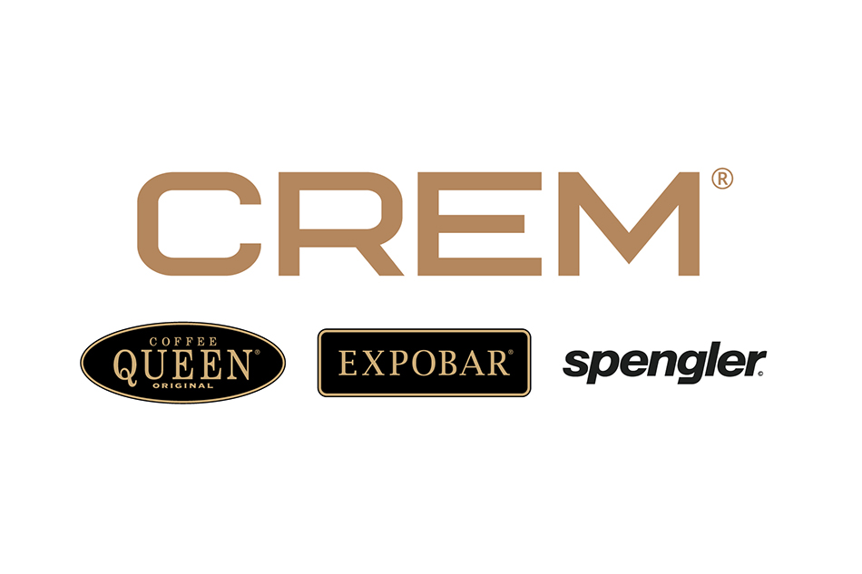 image of Crem, Coffee Queen, Expobar, Spengler logo.