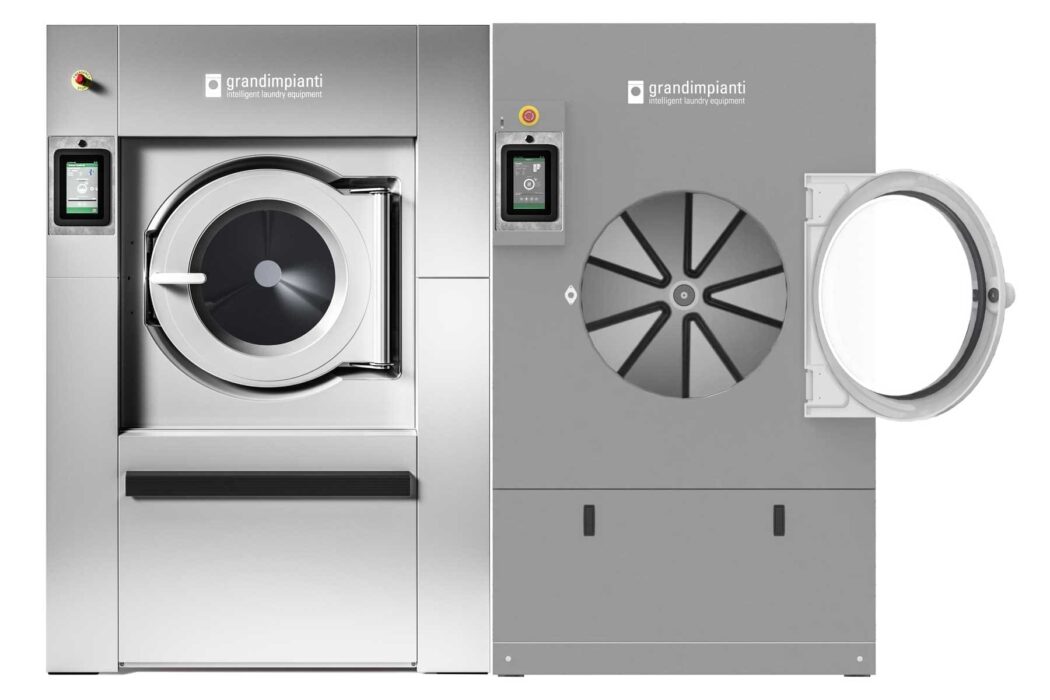 image of a Grandimpianti washing machine with tumble dryer.