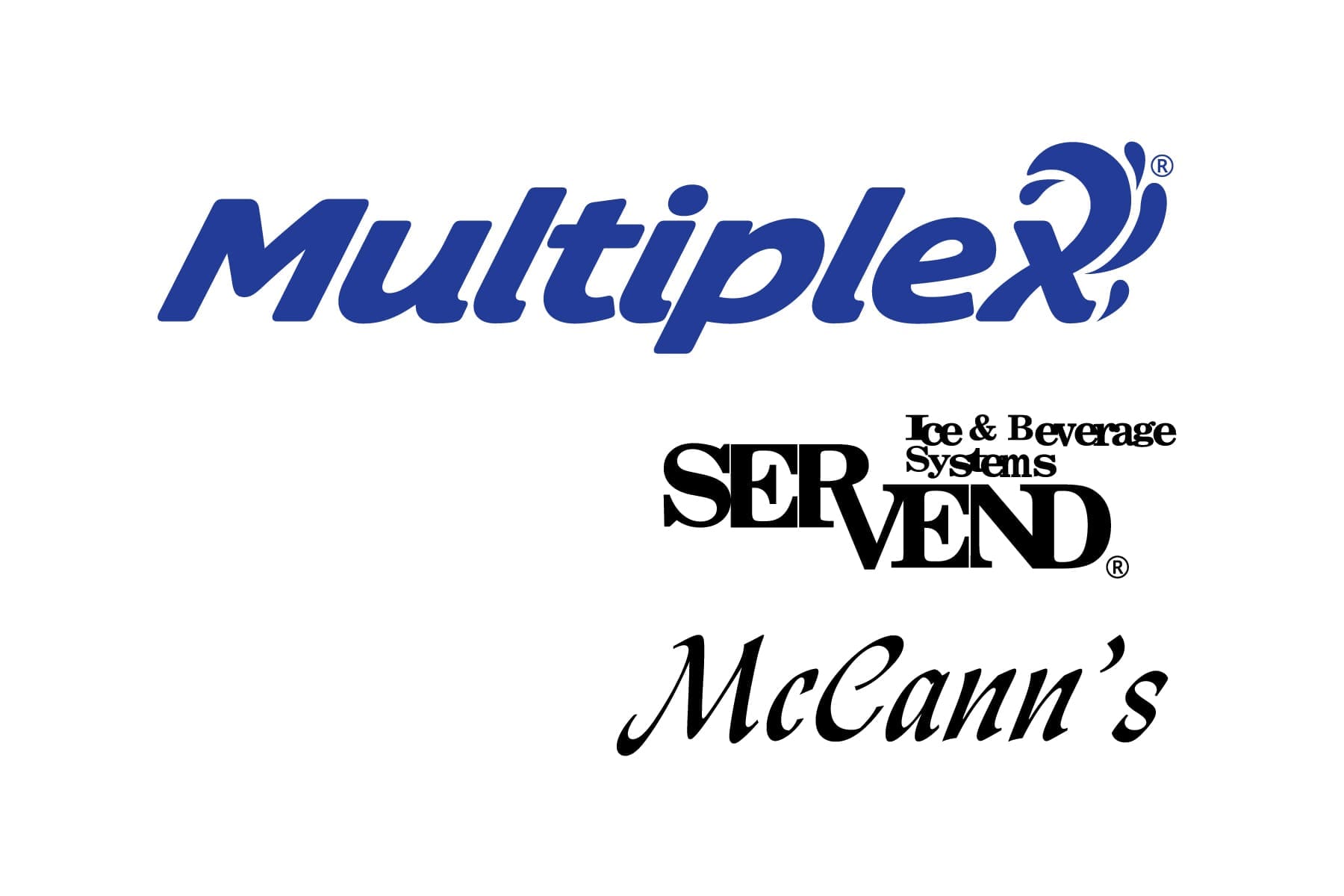 logo Multiplex, Servend, McCanns.